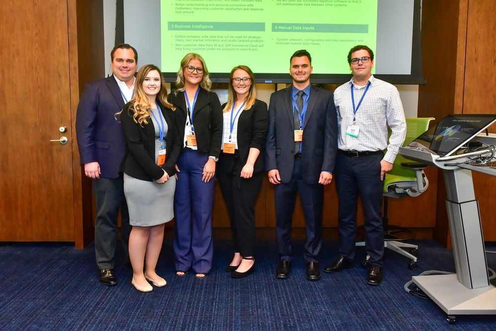 Four ERP Students Attended The SAP Deloitte Co-Innovation Event